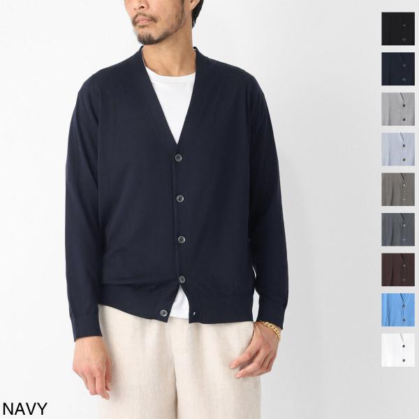 JOHN SMEDLEY（ジョンスメドレー） JOHN SMEDLEY Vネック カーディガン