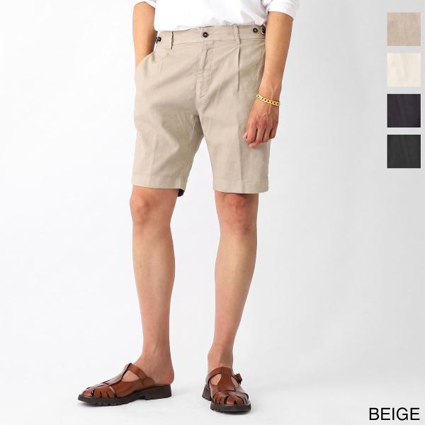 ベルウィッチ BERWICH ショートパンツ BERTO SHORT COTTON LINEN STRETCH リネンコットンストレッチ メンズ
