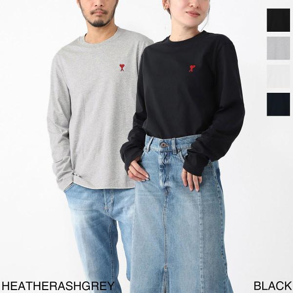 アミパリス ロンT AMI paris クルーネック 長袖 AMI DE COEUR LONG SLEEVES メンズ レディース
