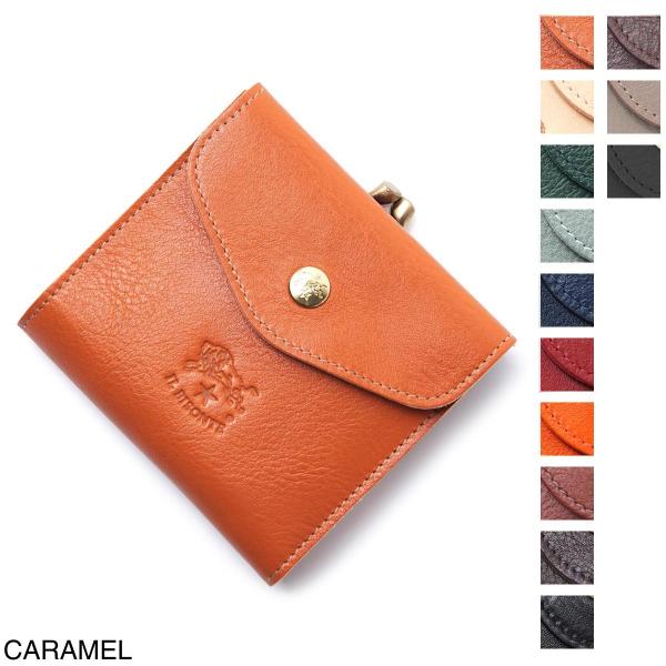 大幅値下げランキング イルビゾンテ Il Bisonte 2つ折り財布 小銭入れ付き C0423 P 145 Caramel レディース