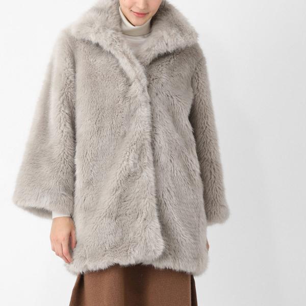 Chloe（クロエ） ファーコート KIDS キッズ ガールズ グレー
