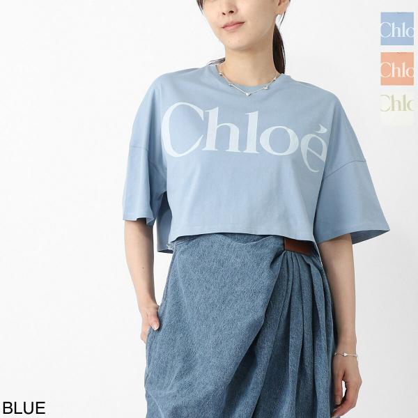 Chloe（クロエ） クルーネックTシャツ ロゴ ロゴT クロップド丈 KIDS