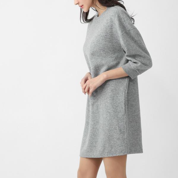【美品】マックスマーラ　Max Mara リネンチュニック　グレー Max Mara（マックスマーラ） ワンピース CANADA グレー レディース