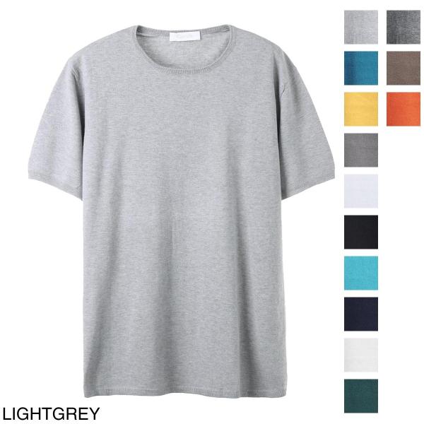 クルチアーニ Cruciani クルーネック 半袖ニット Girocollo Crew Knit Half メンズ 最新アイテム Neck 27ゲージ Cu559g G30 Z0115