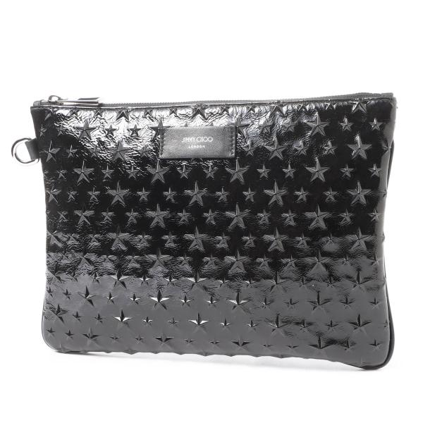 JIMMY CHOO（ジミーチュウ） クラッチバッグ DEREK-N ブラック メンズ