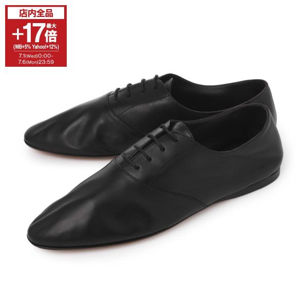 ザ ロウ THE ROW レースアップシューズ HEREDITAS LACE UP ブラック