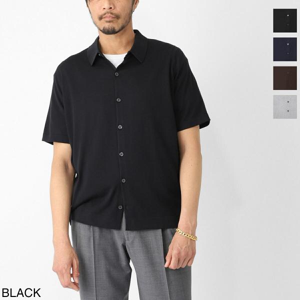 JOHN SMEDLEY（ジョンスメドレー） 半袖ニットシャツ FOLKE フォルケ