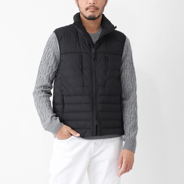 ストーンアイランド ブラックライトダウンベスト STONE ISLAND（ストーン アイランド） ダウンベスト G100004 SEAMLESS