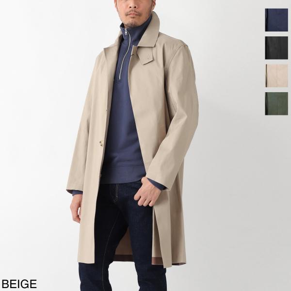 元値約20万　マッキントッシュ　グレー ストライプ チェスターコート Mackintosh（マッキントッシュ） ステンカラーコート OXFORD GRC-108