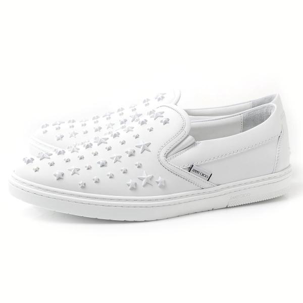 ジミーチュウ Jimmy Choo スリッポンシューズ Grove 大きいサイズあり ホワイト Grove Omx Ultra White セール特価 メンズ