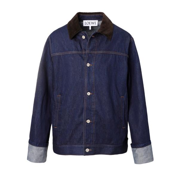 LOEWE（ロエベ） デニムジャケット FISHERMAN TURN UP JACKET ブルー