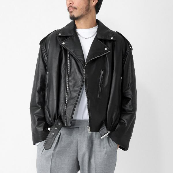 LOEWE（ロエベ） レザージャケット BALLOON BIKER JACKET バルーン