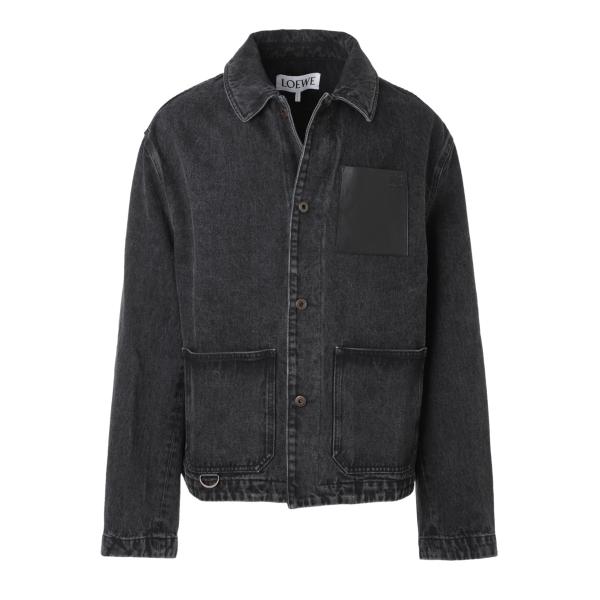 LOEWE（ロエベ） デニムジャケット ブラック メンズ h526y50w23-1100