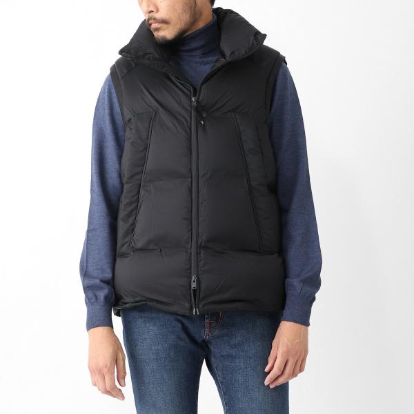 Y-3 ブラック ダウンベスト 2XL mb-y_jx7281