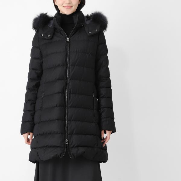 TATRAS タトラス ブラック LAVIANA ラビアナ　ロングダウンコートS LAVIANA ラビアナ ダウンジャケット | タトラス公式オンラインストア