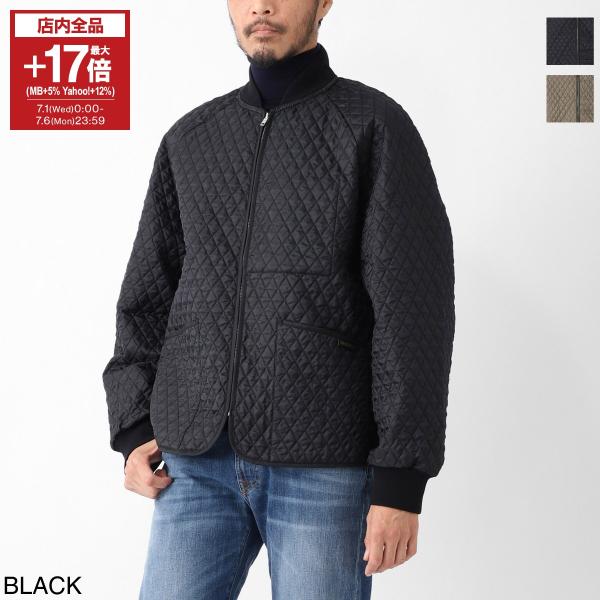 lavenhamラベンハム キルティング ベスト ZIP BOMBER LAVENHAM（ラベンハム） キルティングジャケット Black Edition