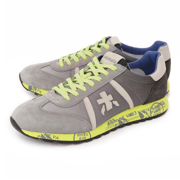プレミアータ Premiata スニーカー Lucy 1313e 大きいサイズあり グレー メンズ Lucy 1313e Grey Walthr Com