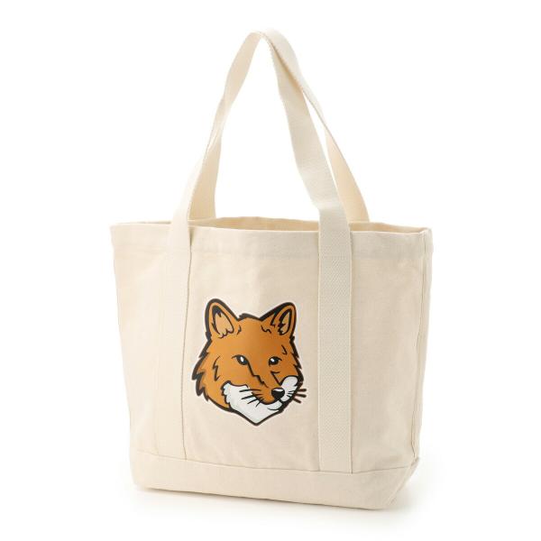 メゾンキツネ　トートバッグ　正規品 MAISON KITSUNE（メゾン キツネ） トートバッグ FOX HEAD TOTE BAG