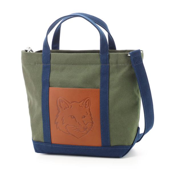 MAISON KITSUNE（メゾン キツネ） トートバッグ FOX HEAD LEATHER