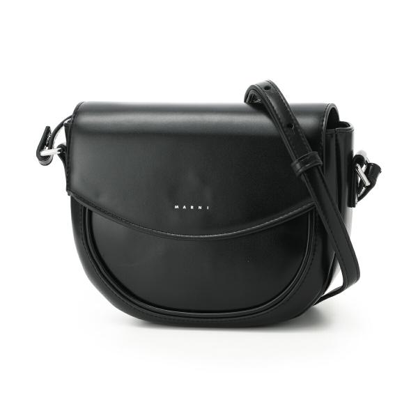 マルニ　キッズライン　バッグ　黒　ブラック　ボディバッグ　ショルダーバッグ MARNI（マルニ） ショルダーバッグ ショルダーバッグ エコレザー