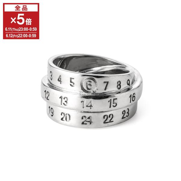 mm6 maison margiera ロゴリング Mサイズ Maison Margiela（メゾンマルジェラ） MM6 リング MM6 Maison Margiela