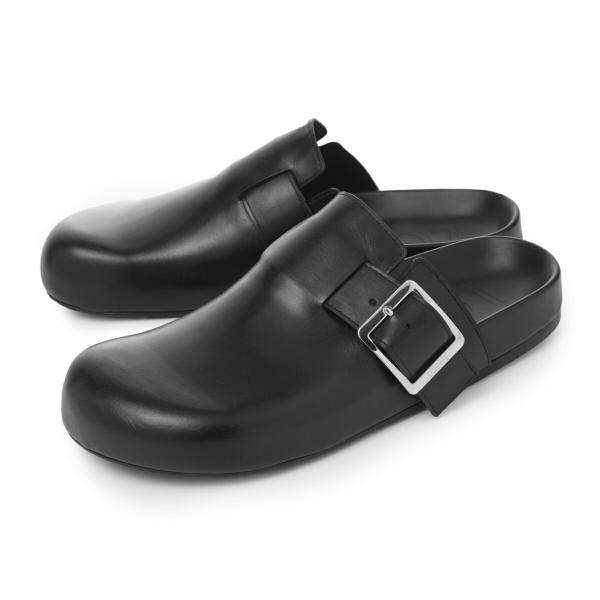 LOEWE ブラックミュール LOEWE（ロエベ） サンダル LOEWE EASE BUCKLE MULE ミュール 小さい