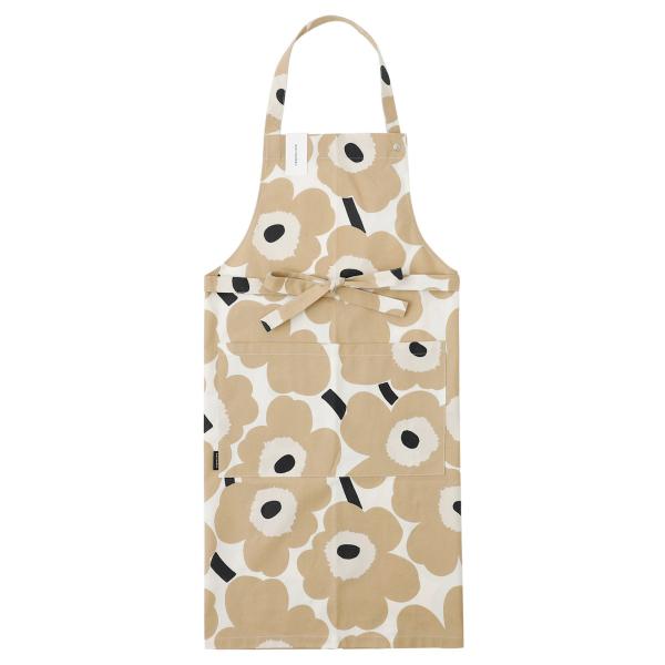 マリメッコ / marimekko / エプロンモデル：UNIKKOサイズ：約首ヒモ61cm×着丈83.5cm×身幅83cm素　材：100%コットンカラー：OFFBEIGE ベージュ品　番：072929 185提　供：【返品送料無料】検索用...