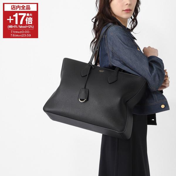 Salvatore Ferragamoフェラガモ エナメルエンボストートバッグ FERRAGAMO（フェラガモ） トートバッグ ブラック レディース star-tote