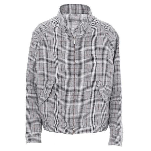 トムブラウン Thom Browne バンドカラー ジャケット 低廉 Raglan Band Collar Jacket Pow Suiting Crisp In Linen Mjo108a 980 ブラック メンズ