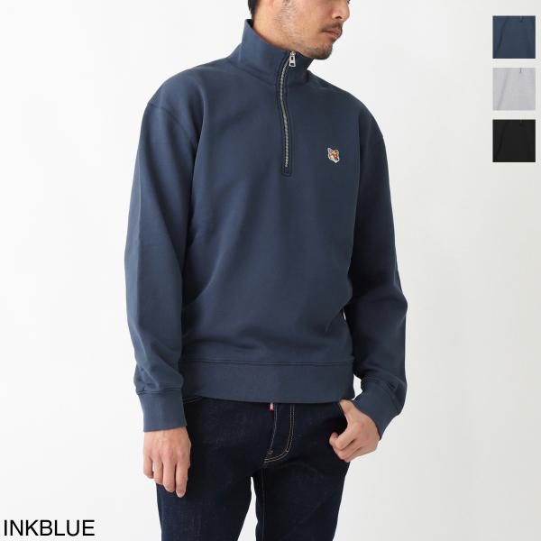MAISON KITSUNE（メゾン キツネ） ハーフジップ スウェット FOX HEAD