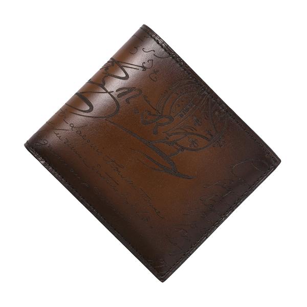 Berluti 特注カラー2in1 2つ折り財布ブラック×レッド