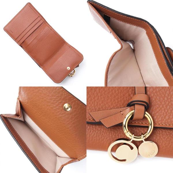 クロエ Alphabet 小銭入れ付き 3つ折り財布 アルファベット Chloe レディース Chloe 小銭入れ付き 3つ折り財布 Chc17ap945h9q 25m Tan P945h9q モダンブルー店 即発送可能