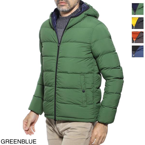 ヘルノ Herno フーデッド ダウンジャケット Reversible Pi0601u 70 メンズ 大きいサイズあり Jacket Down