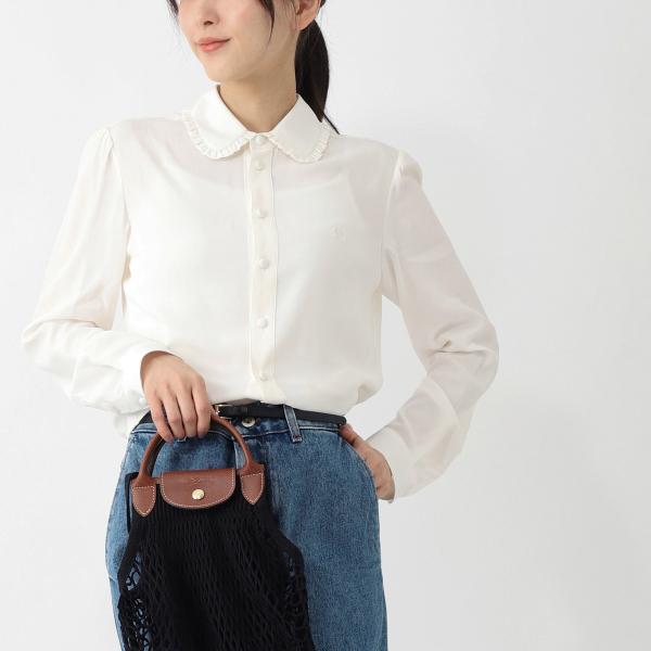 CELINE（セリーヌ） ブラウス CHEMISE MIA COL MINI FRILL ミア シャツ