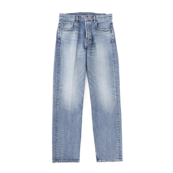メンズ 【美品】Brioni デニムパンツ フェードブルー 36 イタリア コットン