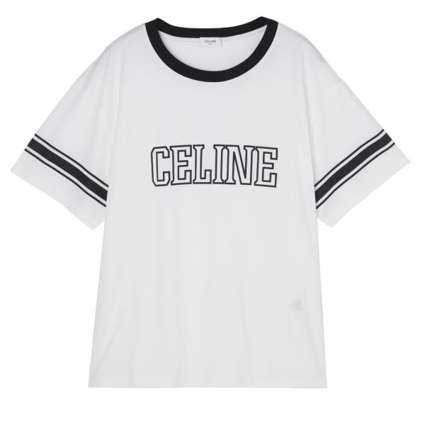 CELINE（セリーヌ） クルーネックTシャツ TSHIRT LOOSE CELINE COLLEGE