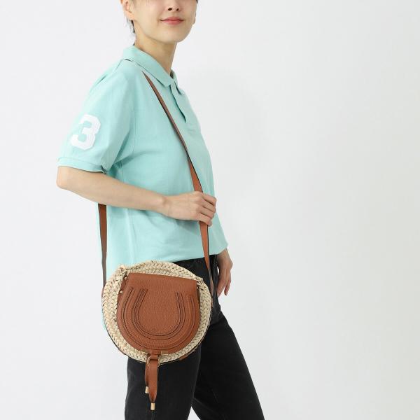 美品 Chloé Marcie ラフィアクロスボディショルダーバッグ カゴバッグ Chloe（クロエ） クロスボディバッグ MARCIE かごバッグ ブラウン