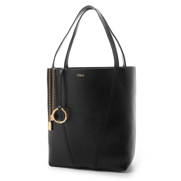 Chloe（クロエ） トートバッグ CHLOE SPIN ブラック レディース