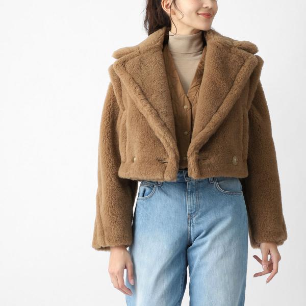 Max Mara（マックスマーラ） ショートコート SANTOS テディベア 2WAY