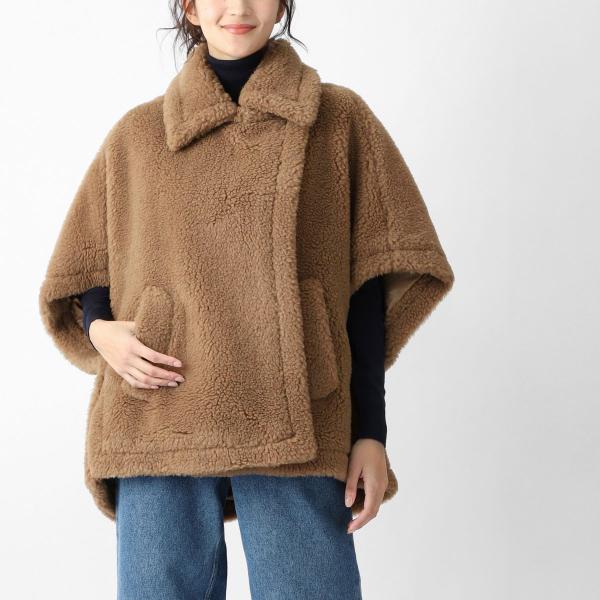 Max Mara（マックスマーラ） ケープ TEBE ポンチョ ブラウン