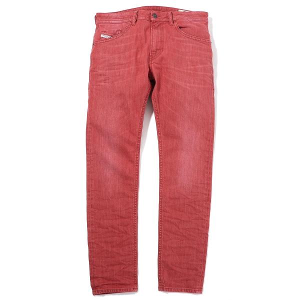 ディーゼル セットアップ Diesel ジップフライジーンズ Thommer レングス32 レッド 大きいサイズあり メンズ Thommer Sp 00sxu8 00e 41h
