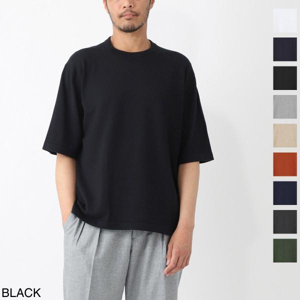 JOHN SMEDLEY ジョンスメドレー クルーネック 半袖ニット