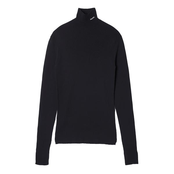 PRADA プラダ セーター　 黒　タートルネック　チョーカー PRADA プラダ セーター 黒 タートルネック チョーカー ブラック