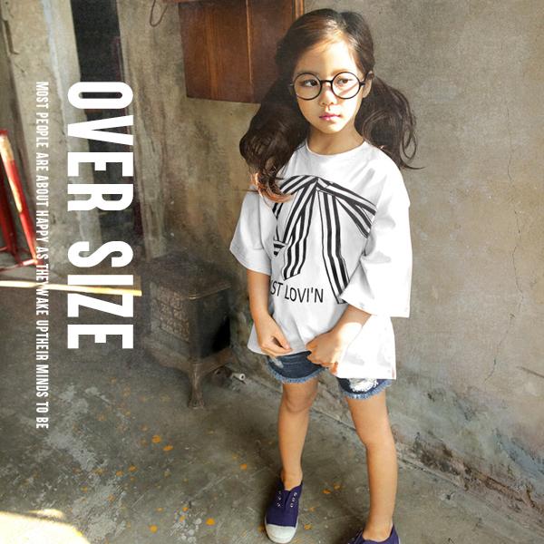 子供服 キッズ ｔシャツ ビッグリボン オーバーサイズ 半袖ｔシャツ ルーズ ゆったり Bigサイズ 綿100 プリント ダンス はん袖ｔシャツ 女の子 ジュニア Buyee Buyee Japanese Proxy Service Buy From Japan Bot Online