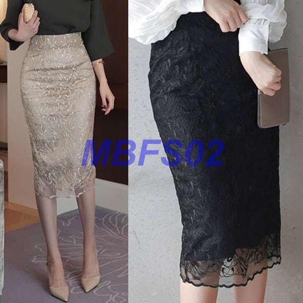 スカート レディース 春 フェミニン 2色 タイトスカート レーススカート 総レース 膝丈 ひざ丈 膝下 ハイウエスト 細見え 着痩せ 上品 きれいめ Yu0506 Op329 Mbfs02 通販 Yahoo ショッピング