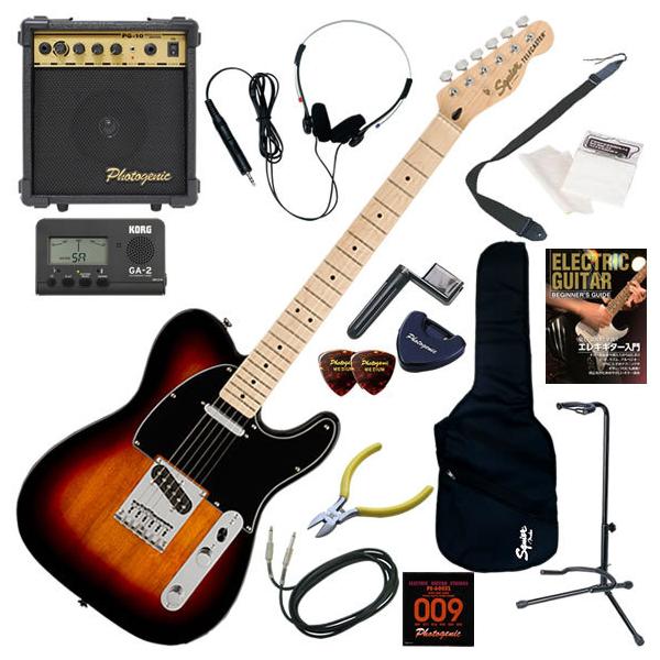 Squier スクワイヤー Affinity Tele/3CS エレキギター 初心者セット