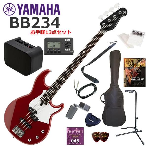 YAMAHA（ヤマハ） BB234/RBR エレキベース 初心者セット ミニアンプが