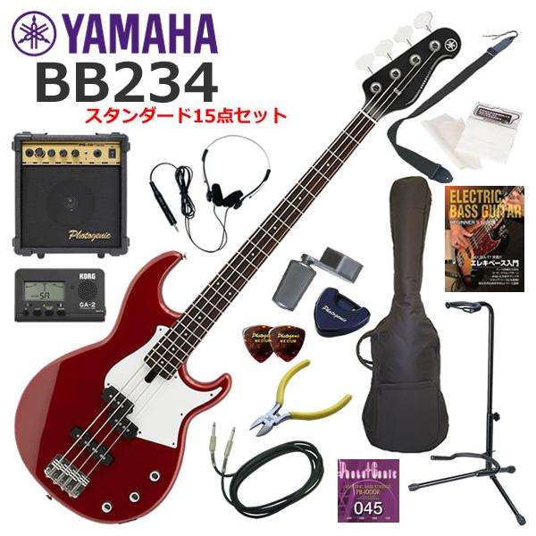 YAMAHA（ヤマハ） BB234/RBR エレキベース 初心者セット 10wアンプが