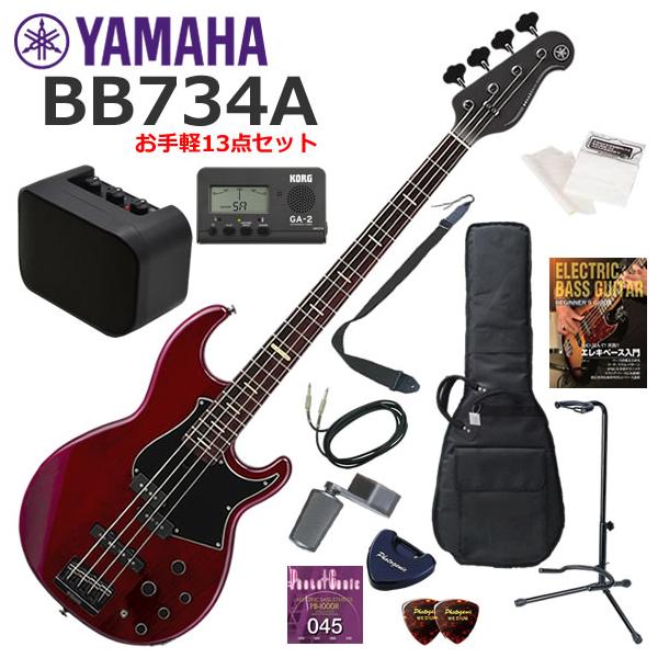 YAMAHA（ヤマハ） BB734A/FRD エレキベース 初心者セット ミニアンプが