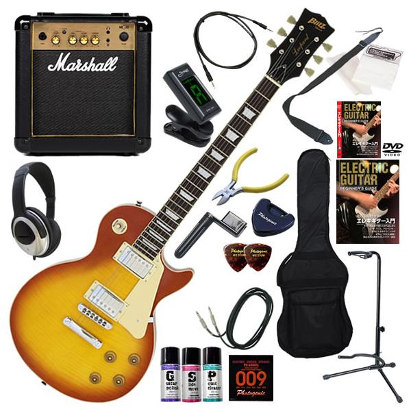 Blitz レスポールタイプ ギター BLITZ（ブリッツ） BLP-450/HB レスポールタイプ エレキギター 初心者